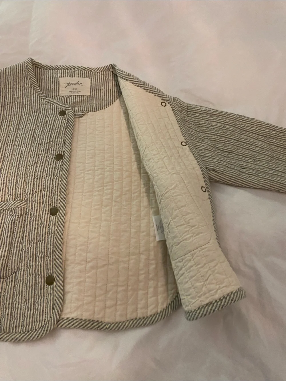 Pehr Quilted Railroad jacket 4-5T NWOT